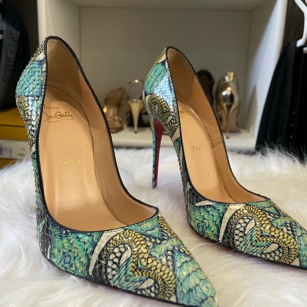 Louboutin Snakeskin Multi Color